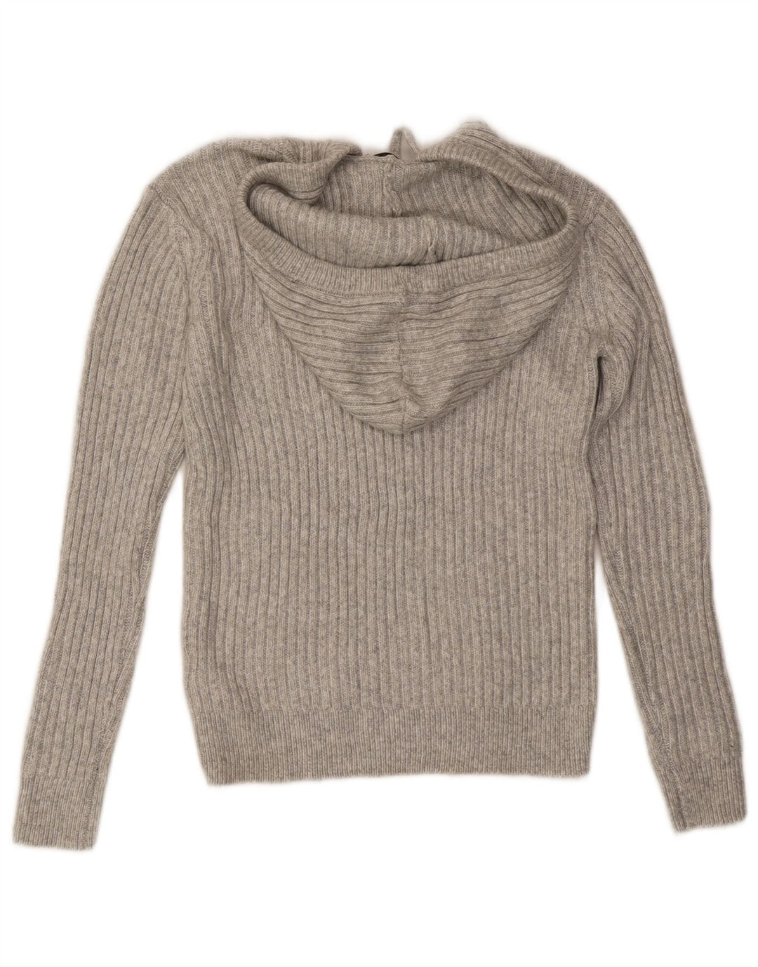 Marks & Spencer Damski sweter z kapturem, UK 6 XS, szary poliester