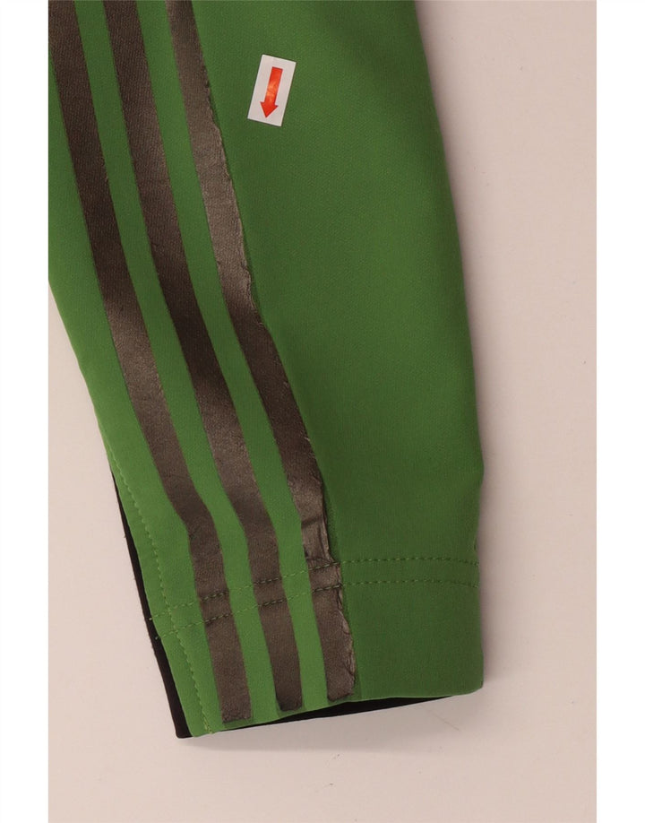 Damska kurtka dresowa adidas Climalite Top Jacket UK 14 Średni zielony poliester