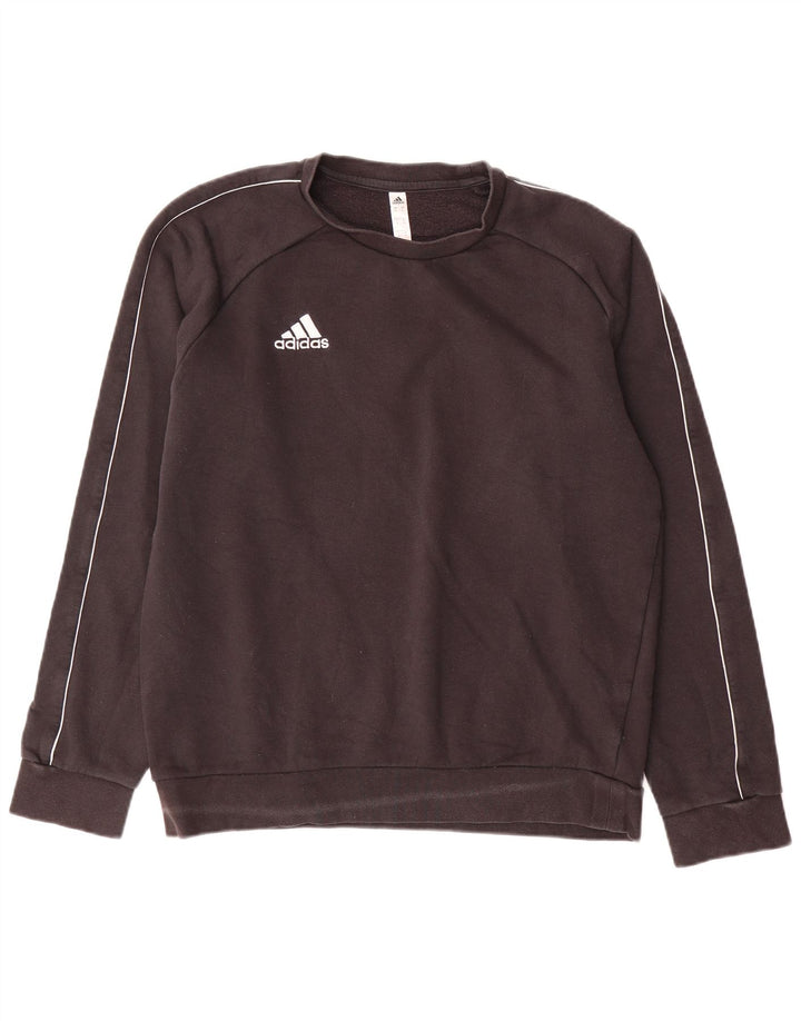 Adidas Męska Bluza Sweter Średni Czarny Bawełna