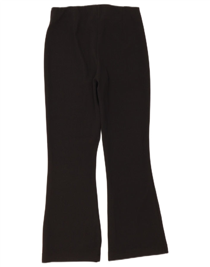 Spodnie damskie Zara Flare, duże, duże W32 L26, czarny poliester