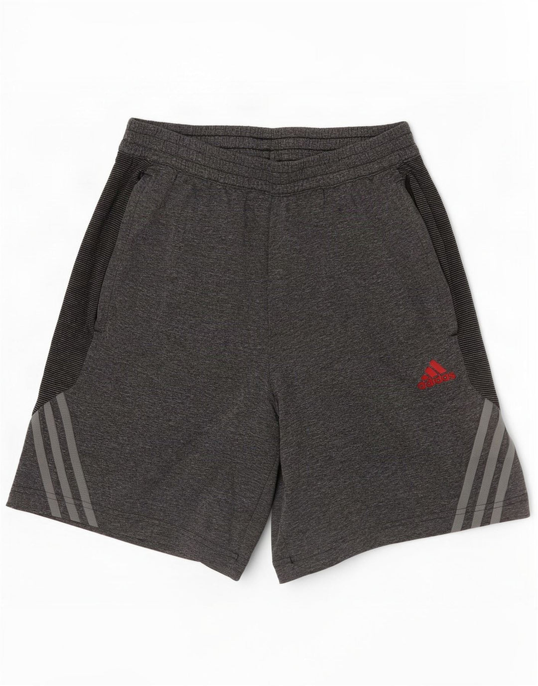 Męskie spodenki sportowe Adidas Climacool, małe, szare, z blokami kolorów, z poliestru