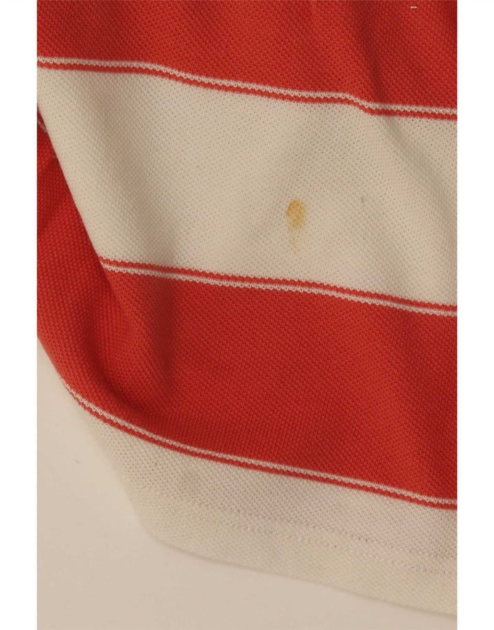 Męska koszulka polo Fat Face, duża, bawełniana w czerwone paski