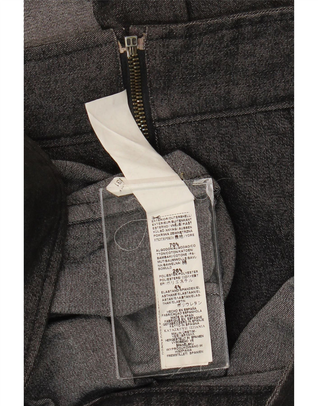Męska kurtka dżinsowa VINTAGE UK 36 Small, szara, bawełniana