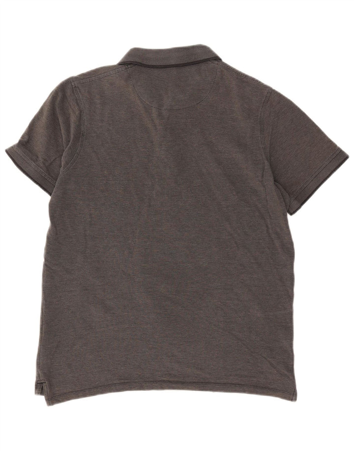 Męska koszulka polo Jack & Jones, duża, szara, bawełniana