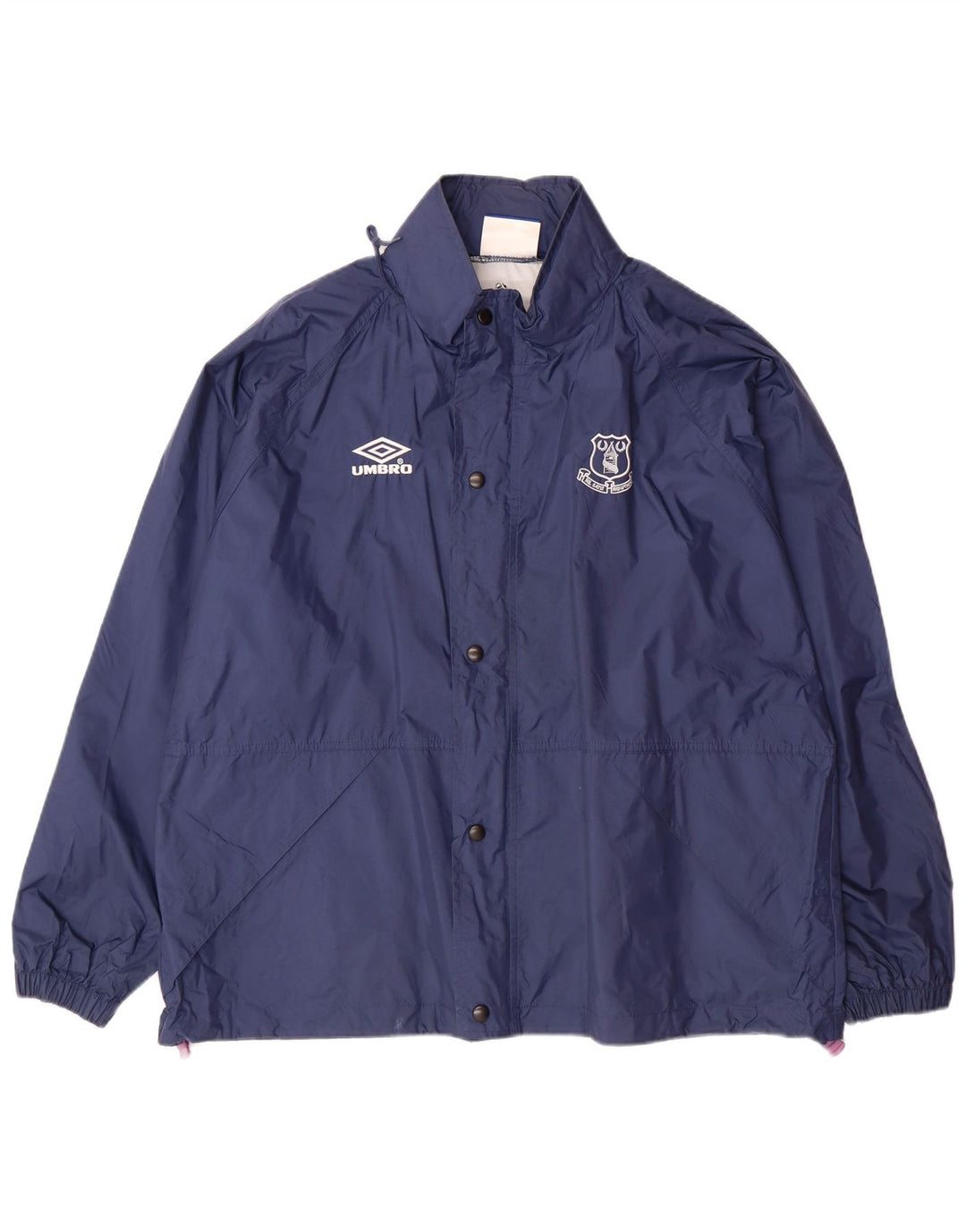 Męska kurtka przeciwdeszczowa z kapturem i luźnym krojem UMBRO UK 38 Średni granat