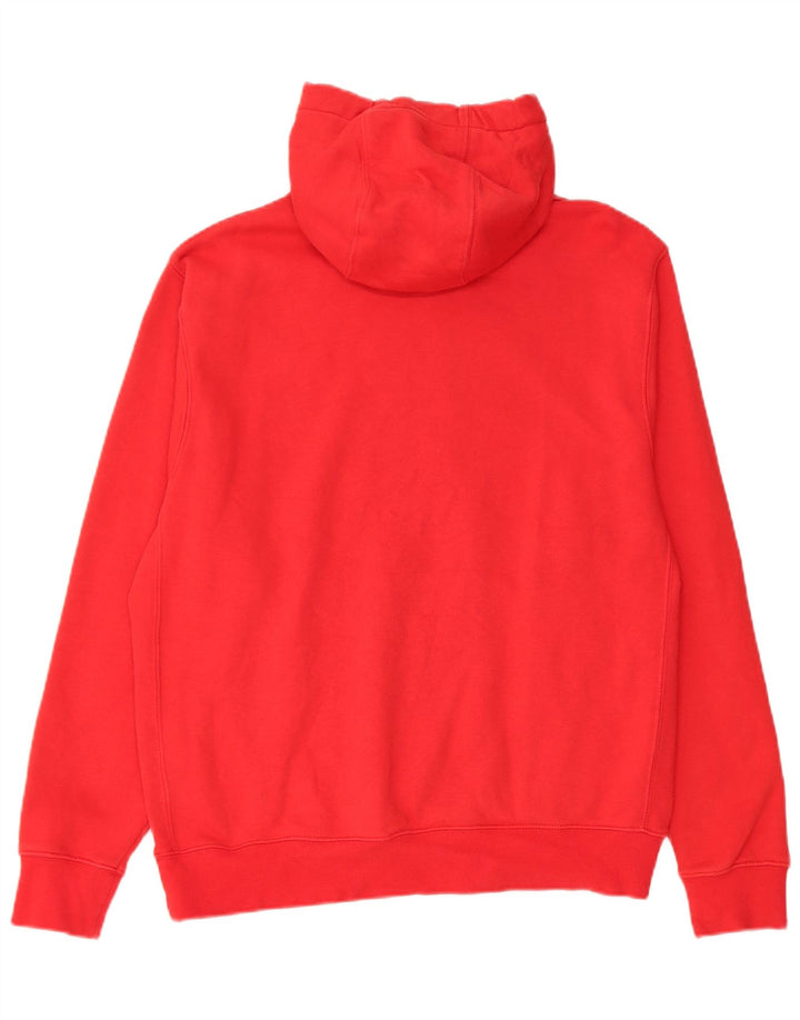 Damski sweter z kapturem Nike UK 14, średni czerwony, bawełniany
