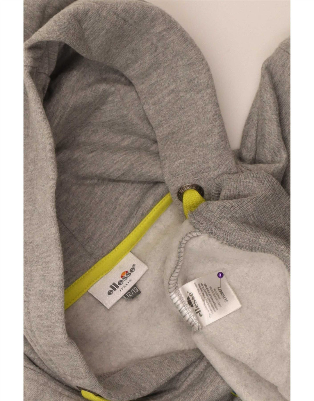 Chłopięcy sweter z kapturem Ellesse, 12-13 lat, szary, poliester