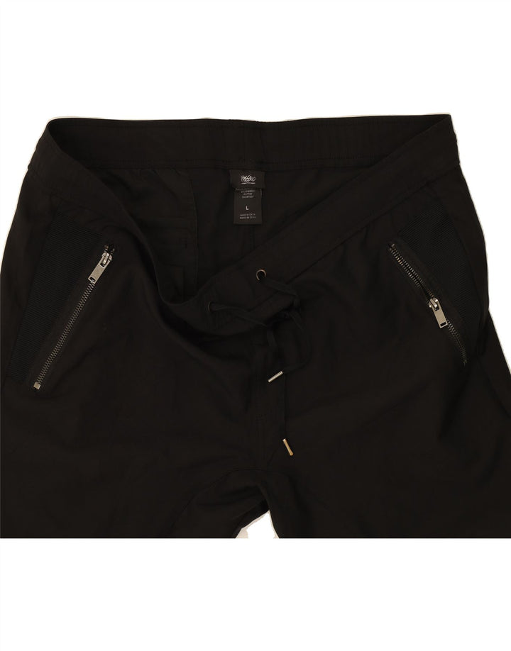 MOSSIMO Womens Chino Shorts Large W34  Black Polyester Vintage Mossimo and Second-Hand Mossimo from Messina Hembry 