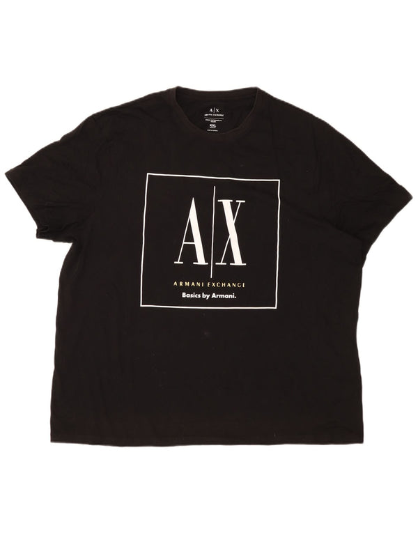 Męski T-shirt Armani Exchange Regular Graphic Top 2XL Czarny