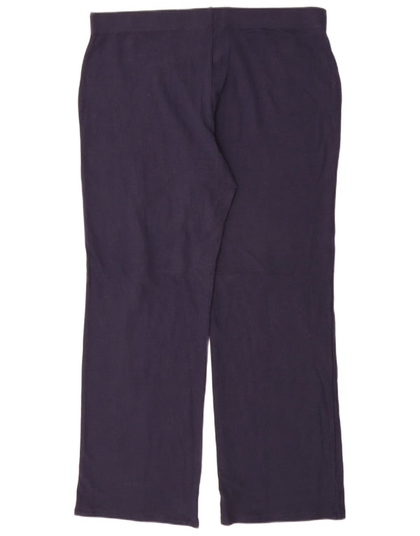 Damskie spodnie dresowe Marks & Spencer UK 18 XL, granatowe, bawełniane