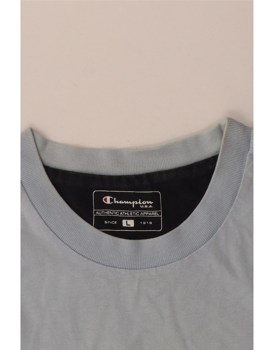 Męski T-shirt Champion z grafiką, duży, niebieski