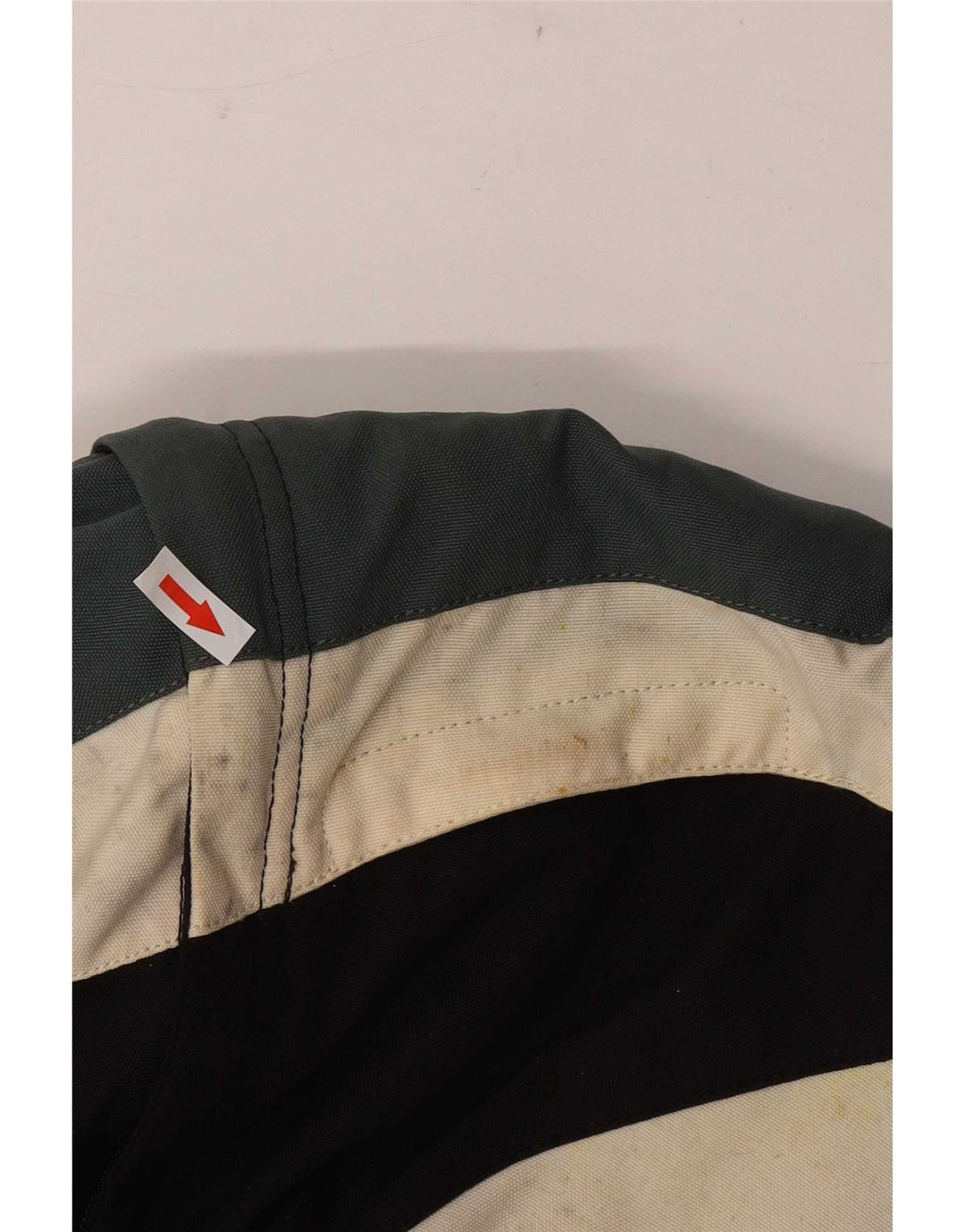 Męska kurtka AXO Graphic Racer UK 44 2XL Czarny poliester z blokami kolorów