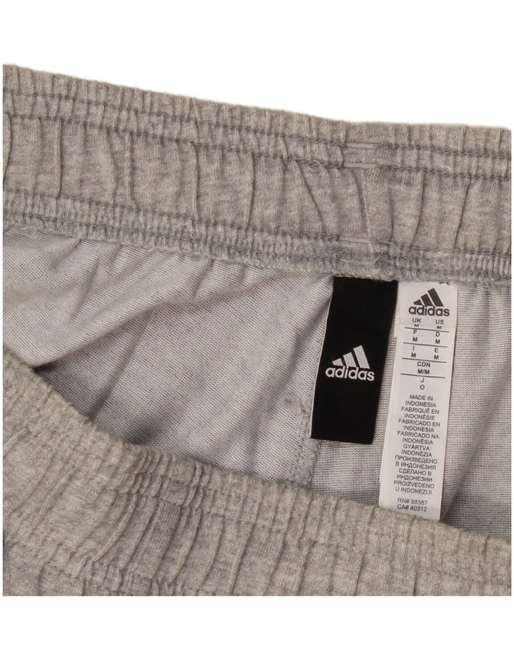 Adidas Męskie spodnie dresowe Joggery Średnioszare, bawełniane nakrapiane