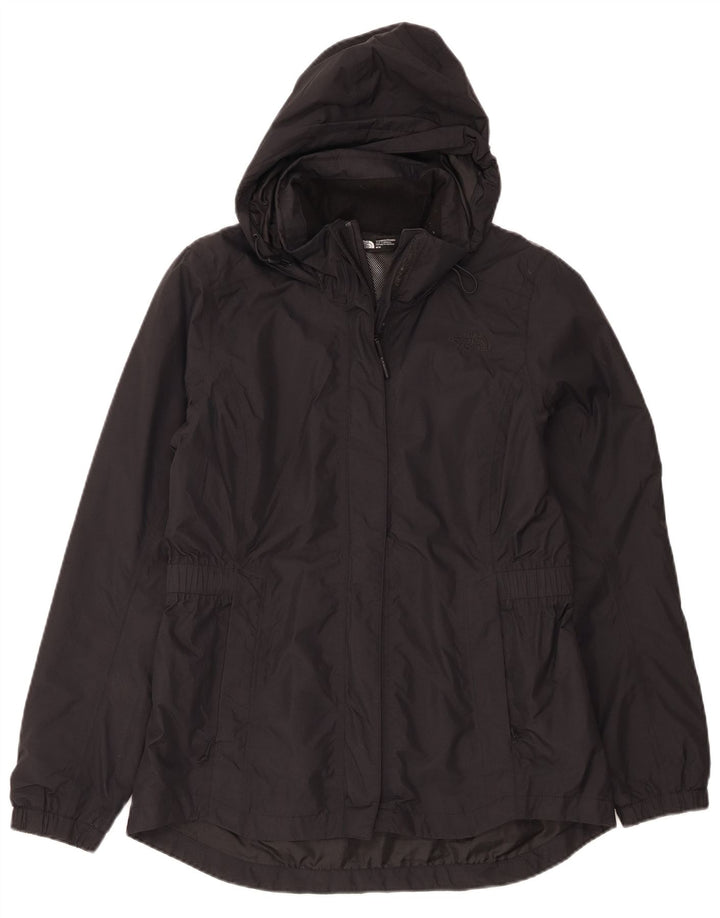 Damska kurtka przeciwdeszczowa z kapturem The North Face UK 14, średni czarny nylon
