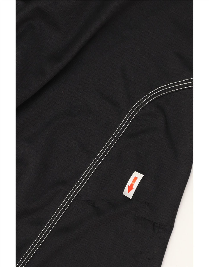 Męska koszulka ADIDAS Climalite Top, średni czarny poliester