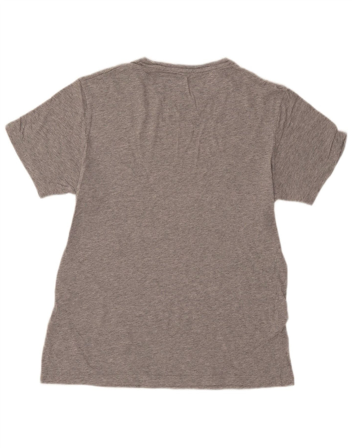 T-shirt męski slim fit Timberland, średnioszary, bawełniany