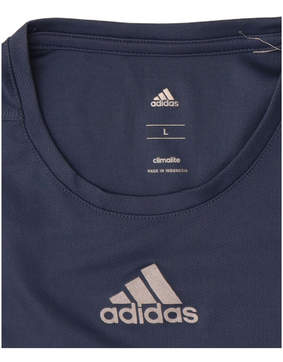 T-shirt męski Adidas Climalite, duży, granatowy