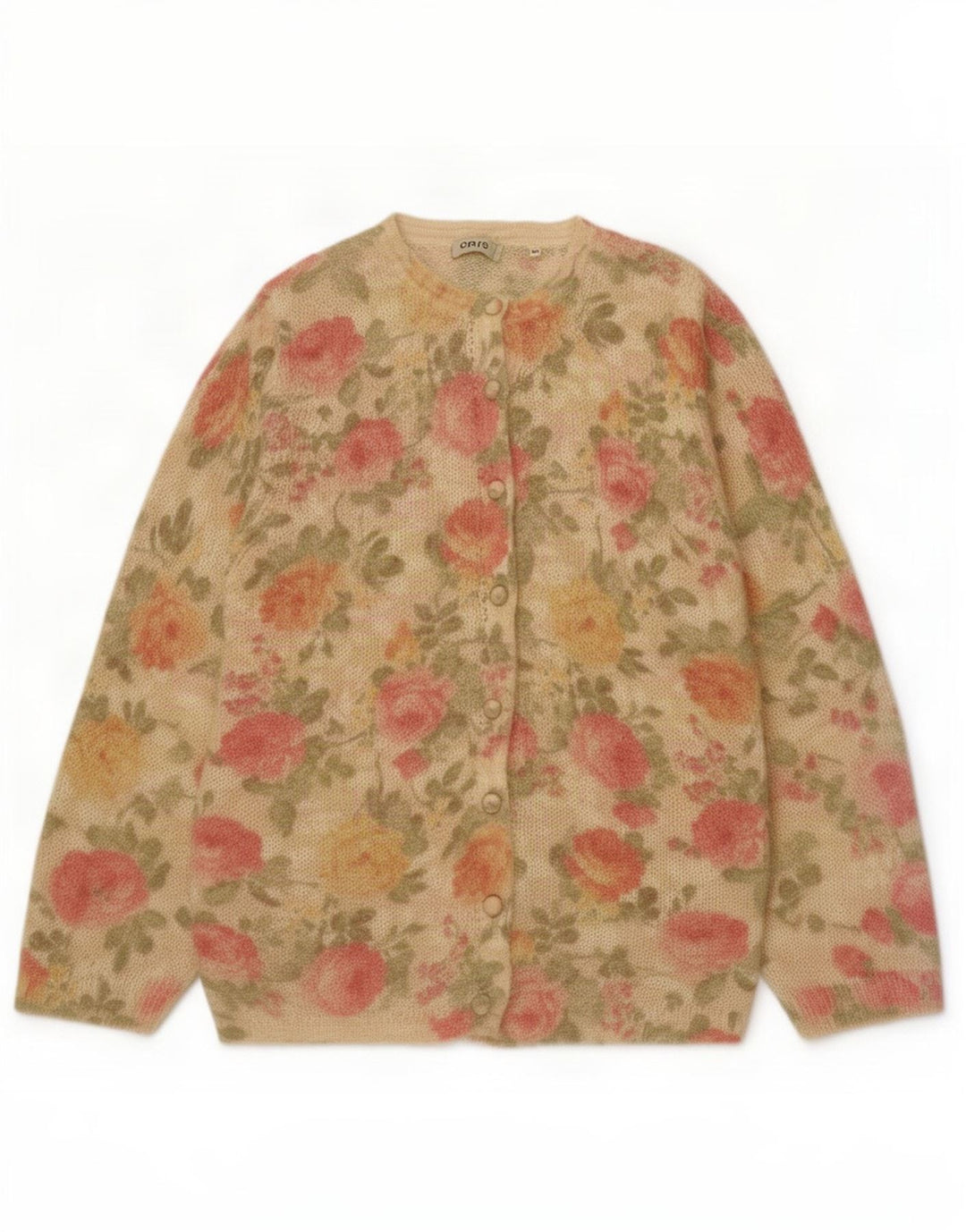 Sweter damski Oris IT 48 XL, wielobarwny, kwiatowy