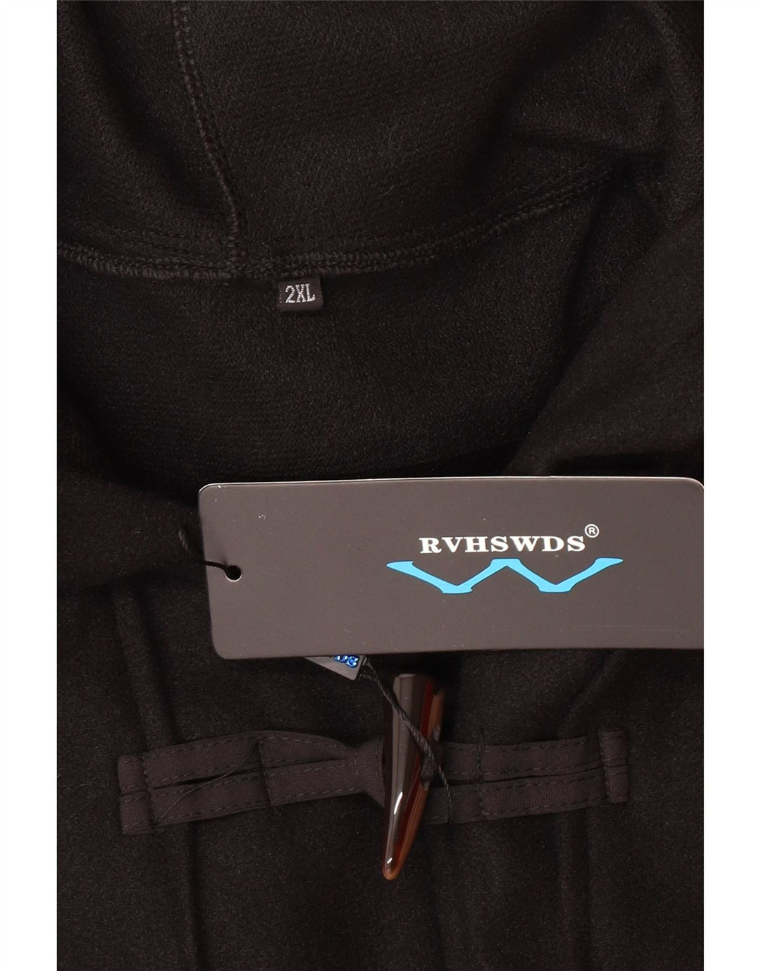 Damski płaszcz z kapturem UK 20 2XL czarny