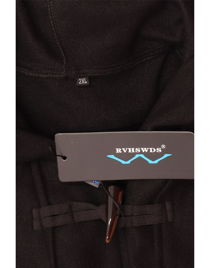 Damski płaszcz z kapturem UK 20 2XL czarny