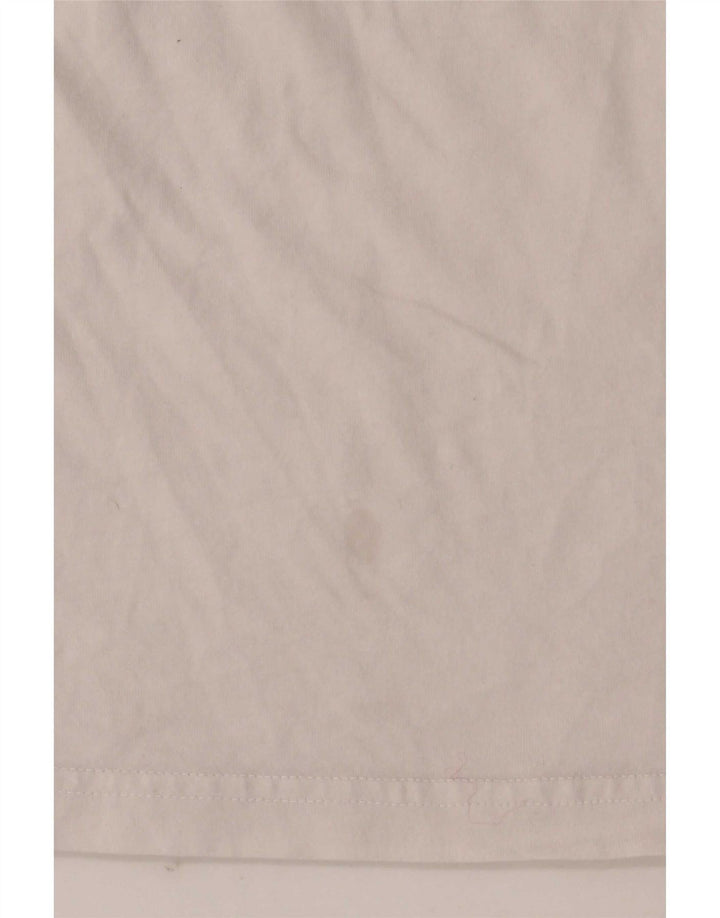 Damska kamizelka Adidas Graphic Top UK 12/14 Średnia biała bawełna