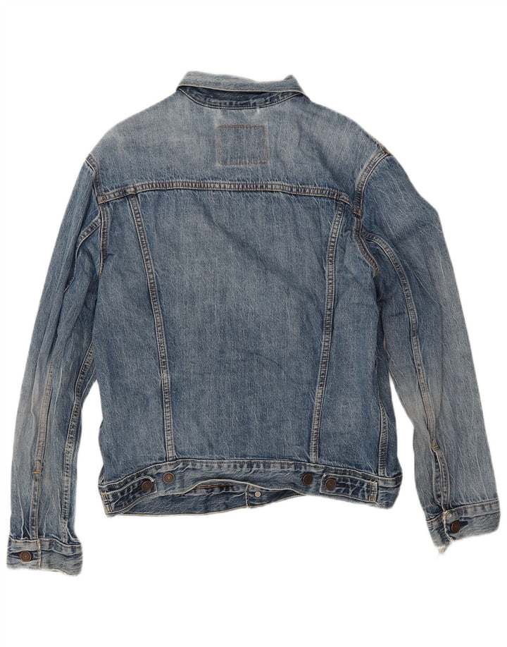 Męska kurtka dżinsowa Levi's UK 38, średnia niebieska, bawełniana