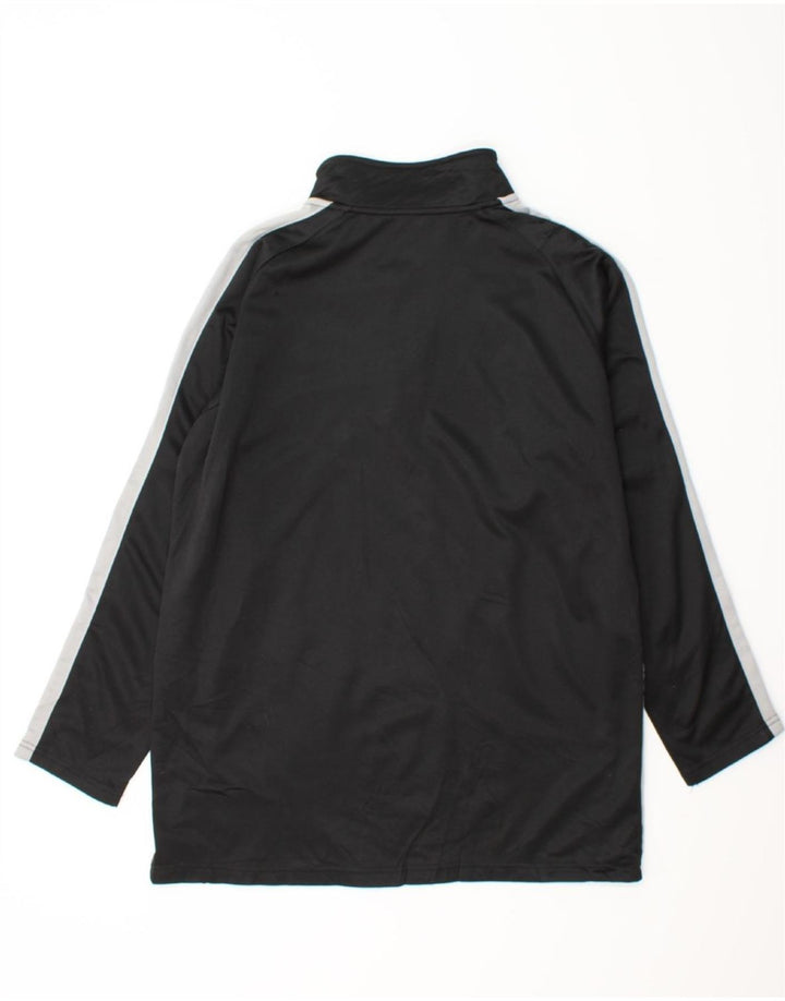 NEW BALANCE Boys Pullover Tracksuit Top 15-16 Years XL Black Colourblock Vintage New Balance and Second-Hand New Balance from Messina Hembry 