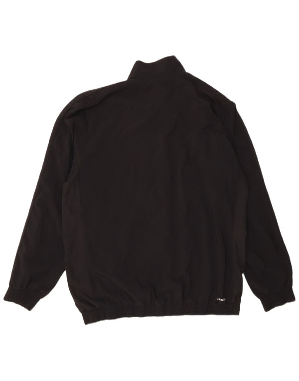 Adidas Męska kurtka dresowa Climalite UK 46/48 XL Czarny poliester