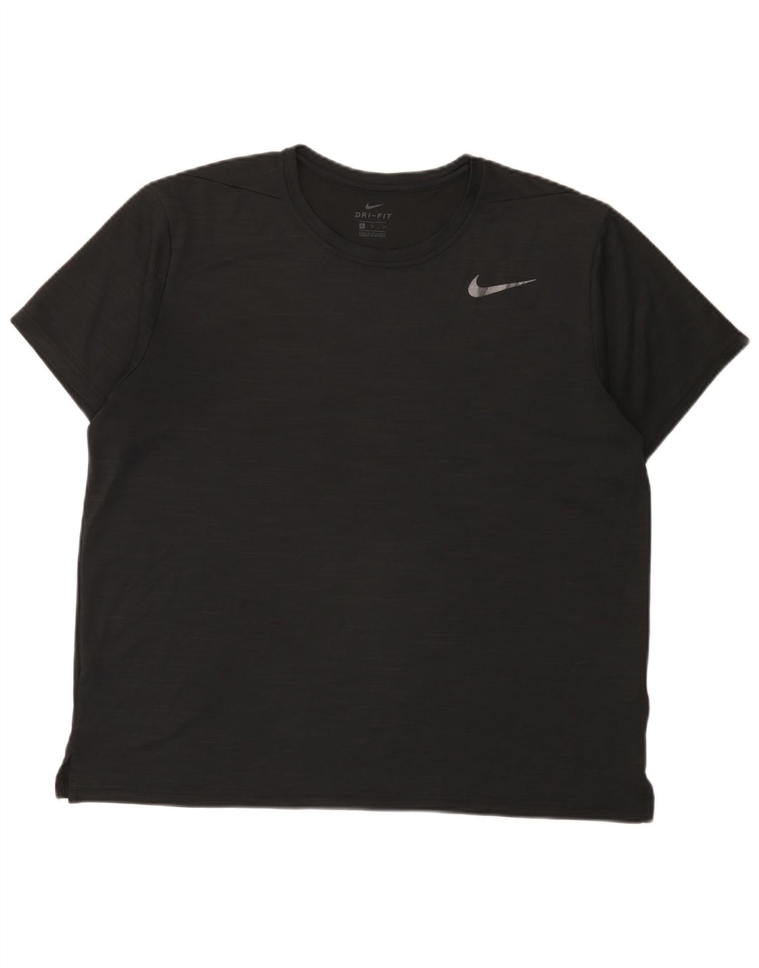 Męski T-shirt Nike Dri Fit Top XL, czarny, nakrapiany poliester