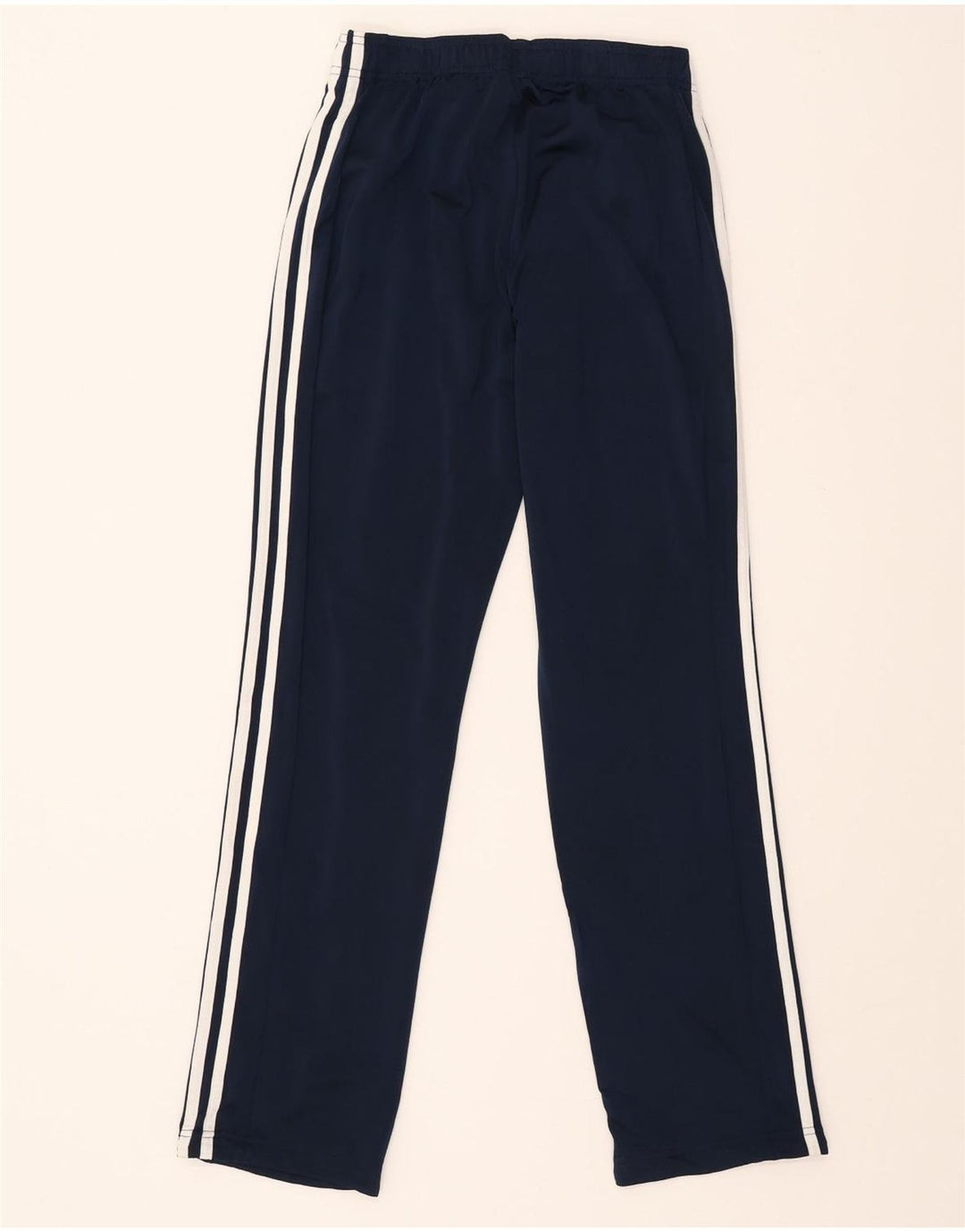 ADIDAS Womens Tracksuit Trousers UK 8/10 Small  Navy Blue Polyester Vintage Adidas and Second-Hand Adidas from Messina Hembry 