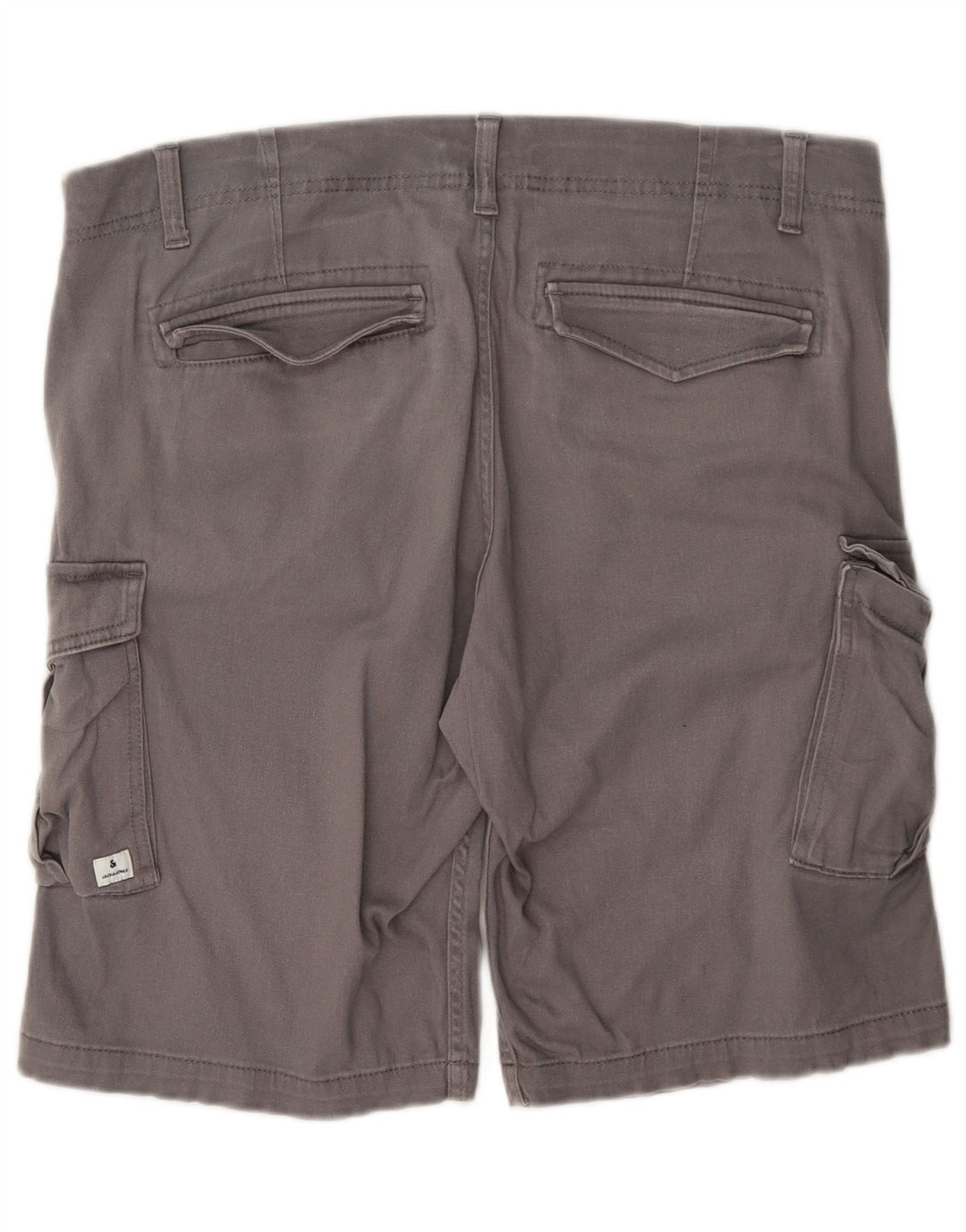 Męskie szorty cargo Jack & Jones Regular, duże W36, szara bawełna