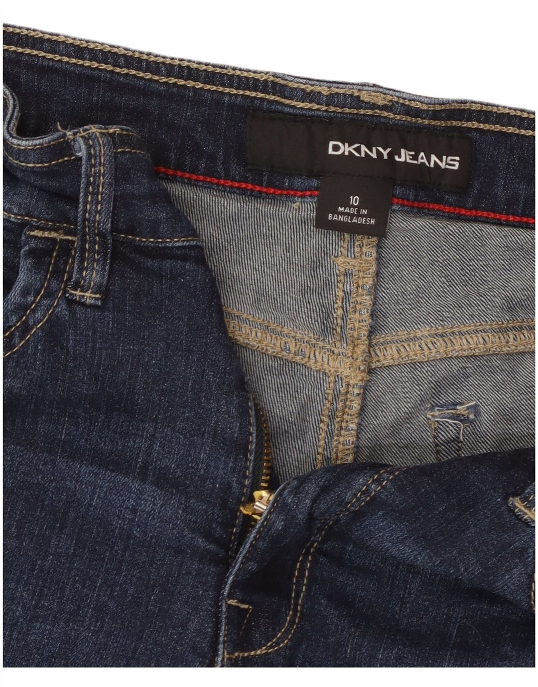 Damskie spodenki jeansowe DKNY US 10, duże, W30, niebieska bawełna