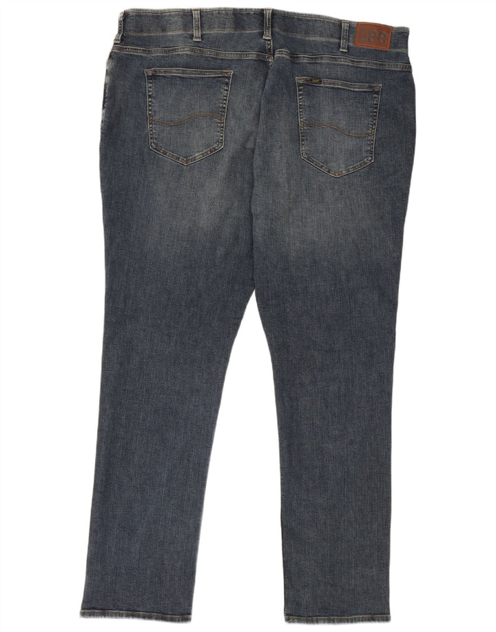 Męskie jeansy Lee Extreme Motion Straight W46 L34 Niebieskie bawełniane