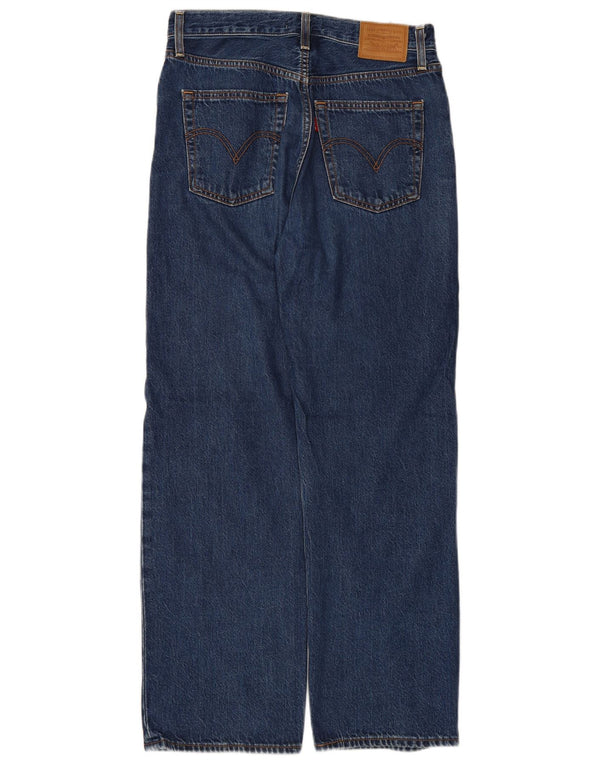 Męskie proste dżinsy LEVI'S W28 L29 Niebieska bawełna