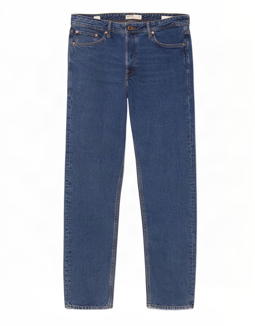 Męskie proste dżinsy Jack & Jones W32 L32 Niebieskie bawełniane