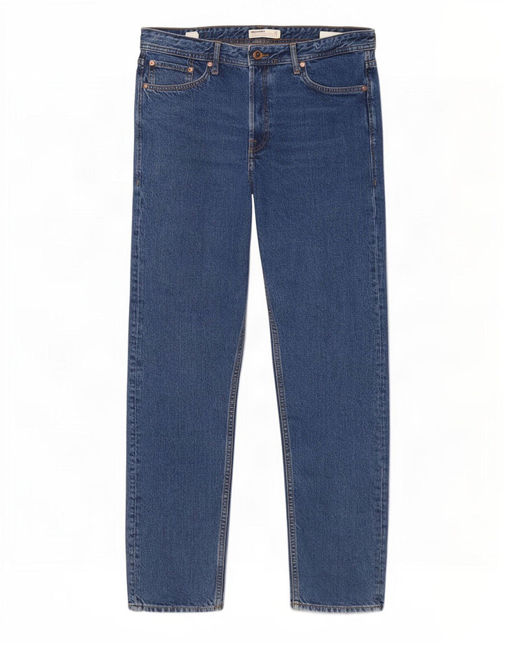 Męskie proste dżinsy Jack & Jones W32 L32 Niebieskie bawełniane