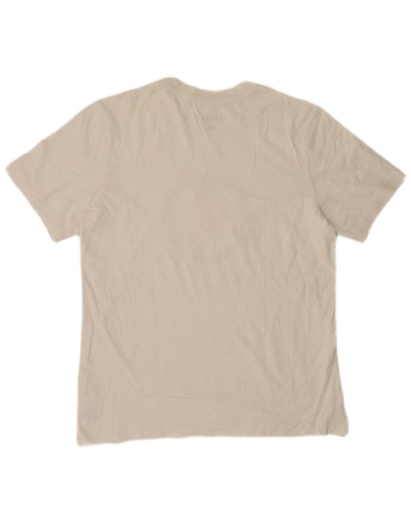 Męski T-shirt z grafiką Jordan, średni biały bawełniany