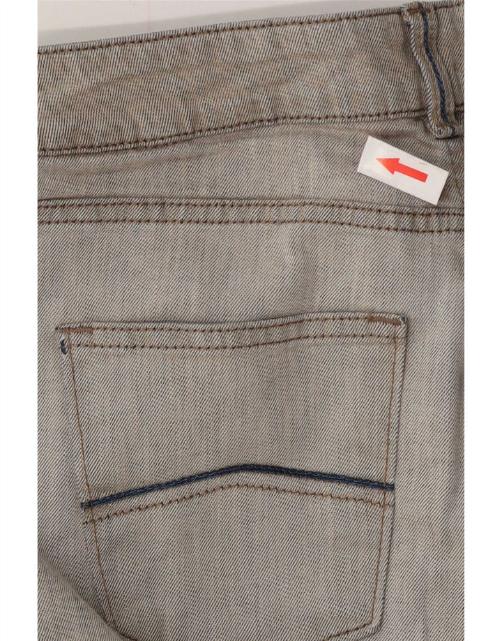 Damskie jeansy Armani Slim W28 L29 Szara bawełna