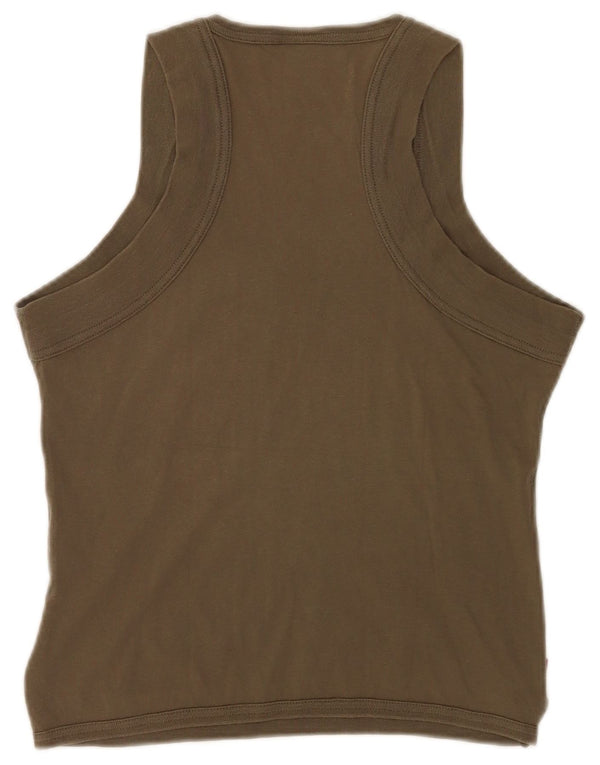 Damska kamizelka Levi's Top UK 12, średnia bawełna khaki