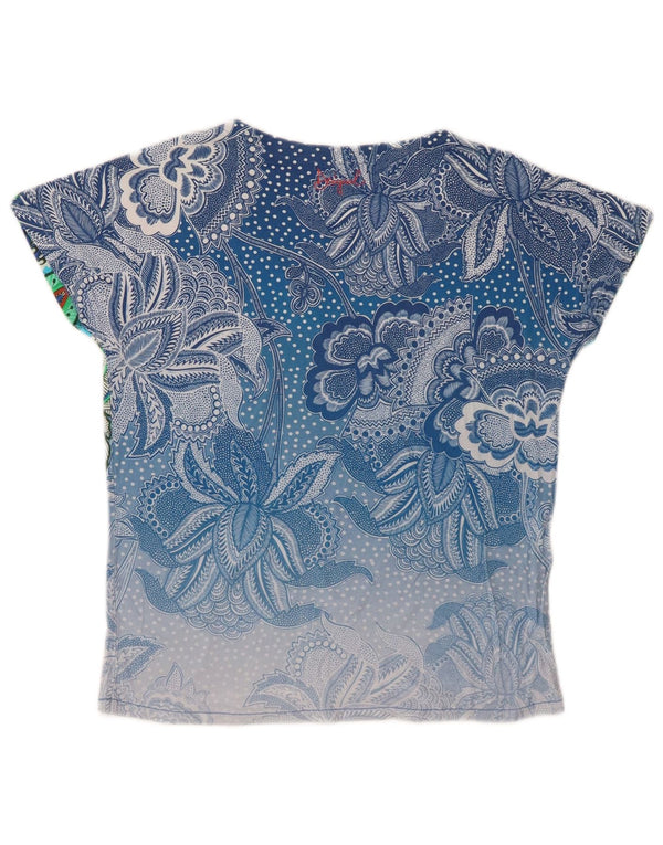 Damska koszulka Desigual Top UK 10 Small Blue Floral