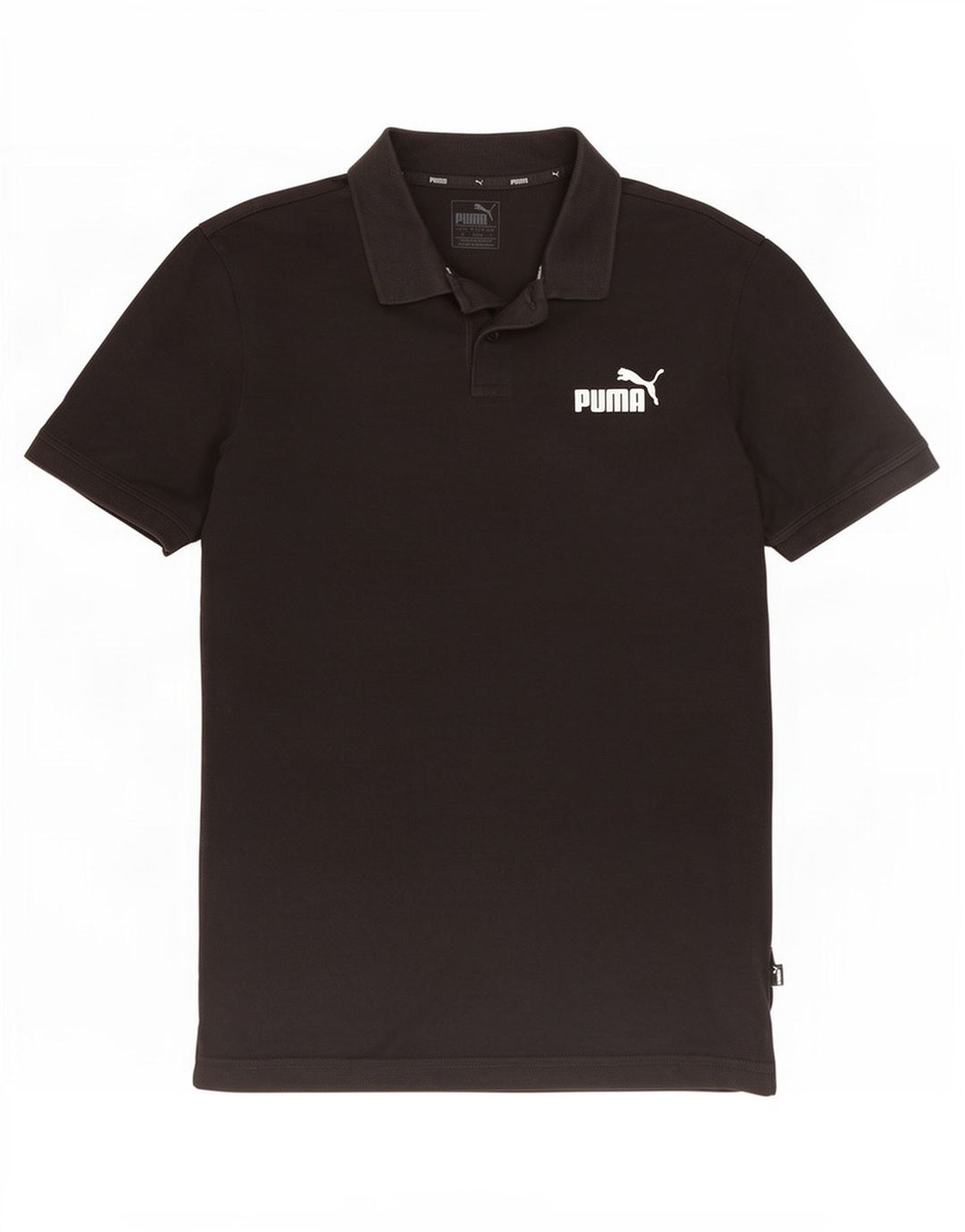 Męska koszulka polo Puma, mała, czarna, bawełniana