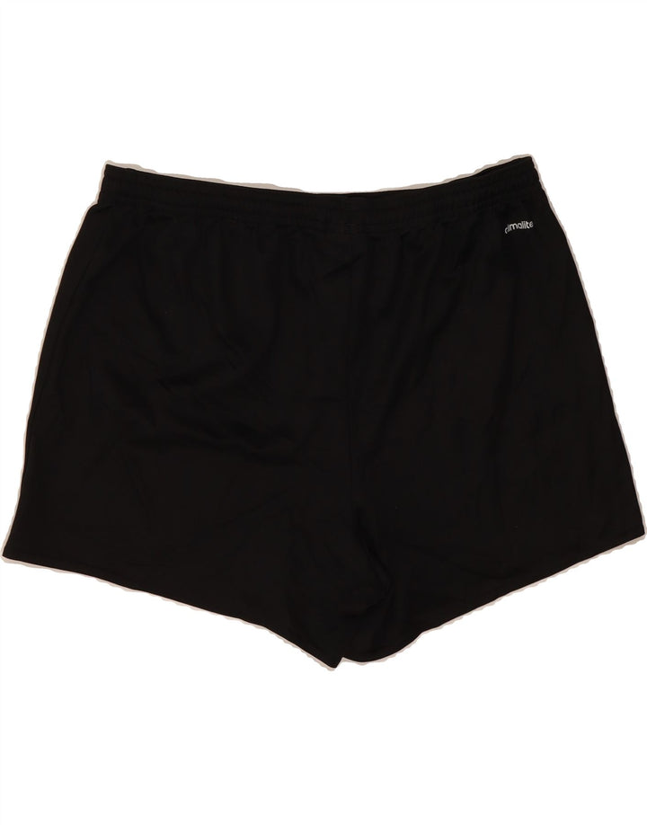 ADIDAS Womens Sport Shorts UK 12/14 Medium  Black Polyester Vintage Adidas and Second-Hand Adidas from Messina Hembry 