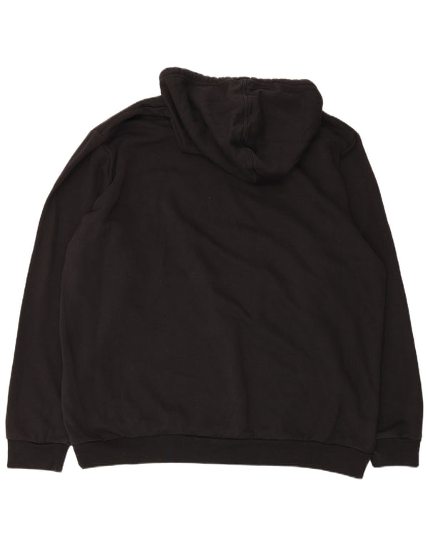 Męska bluza z kapturem Adidas Graphic 2XL Czarna bawełna