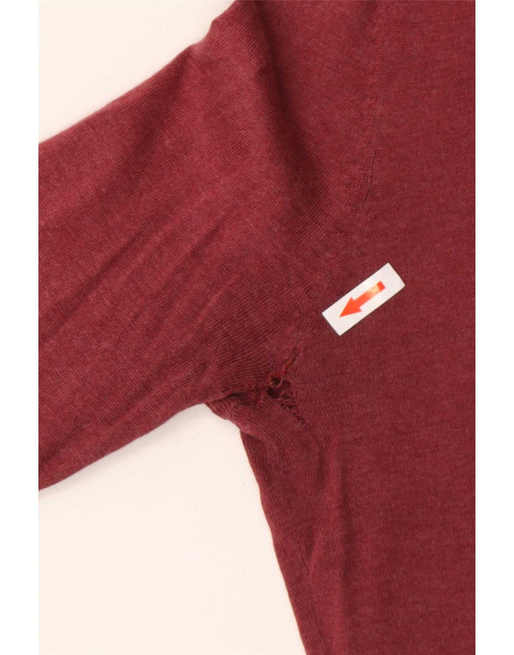 Sweter damski Massimo Dutti UK 12 średni burgund