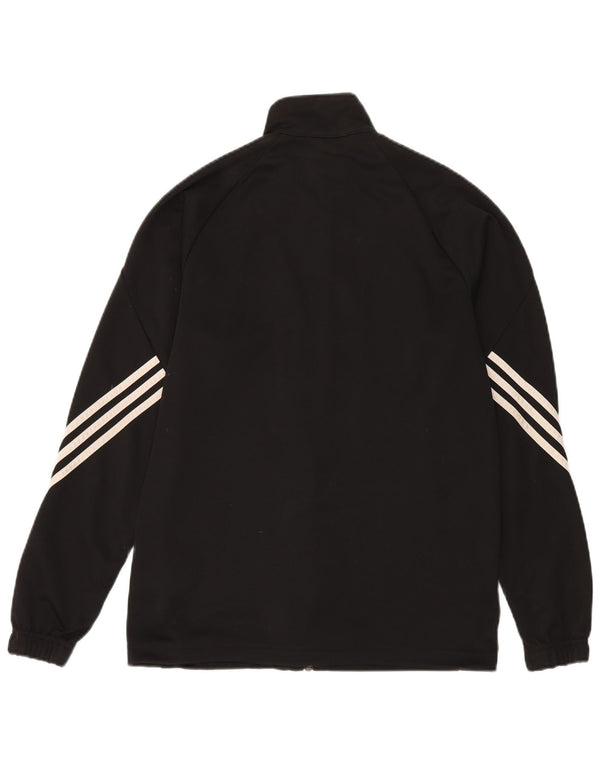Adidas Męska kurtka dresowa Climalite, średnia czarna, poliester