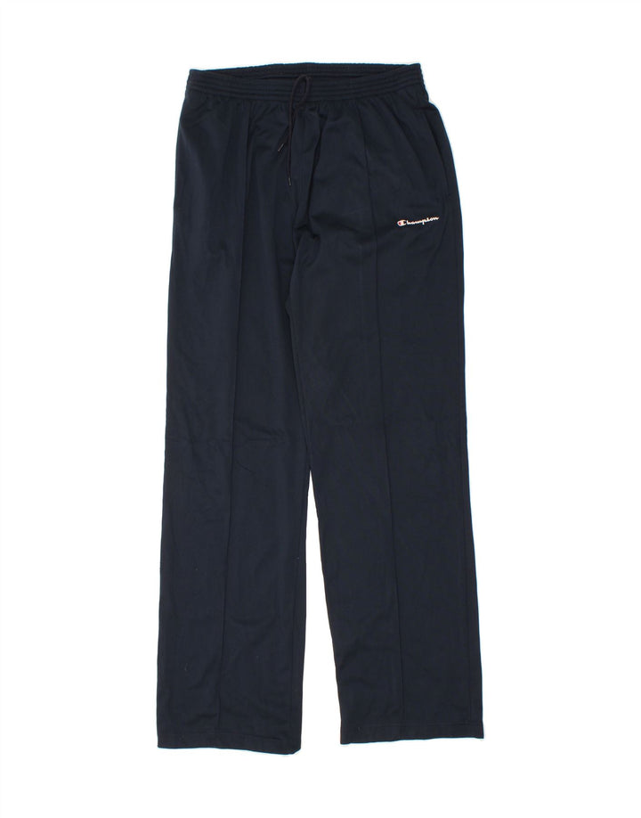 CHAMPION Womens Tracksuit Trousers UK 18 XL Navy Blue Polyester Vintage Champion and Second-Hand Champion from Messina Hembry 