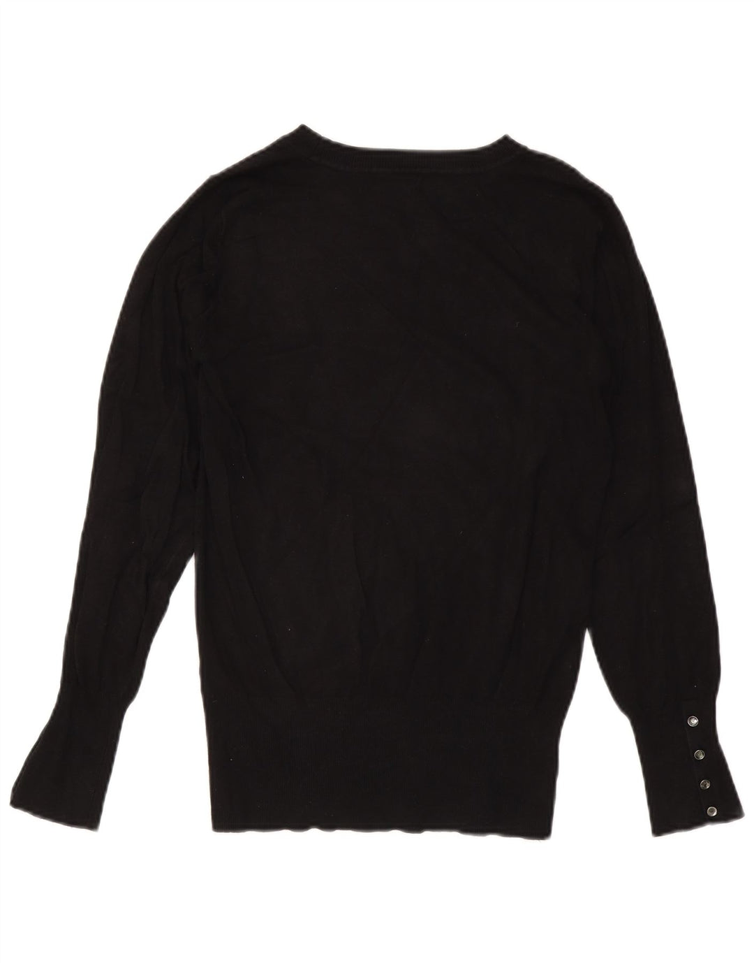 Sweter damski Guess z okrągłym dekoltem UK 12, średni czarny wiskoza
