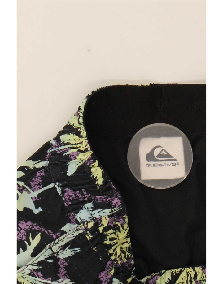 Chłopięce spodenki kąpielowe Quiksilver z grafiką 9-10 lat, średni czarny poliester