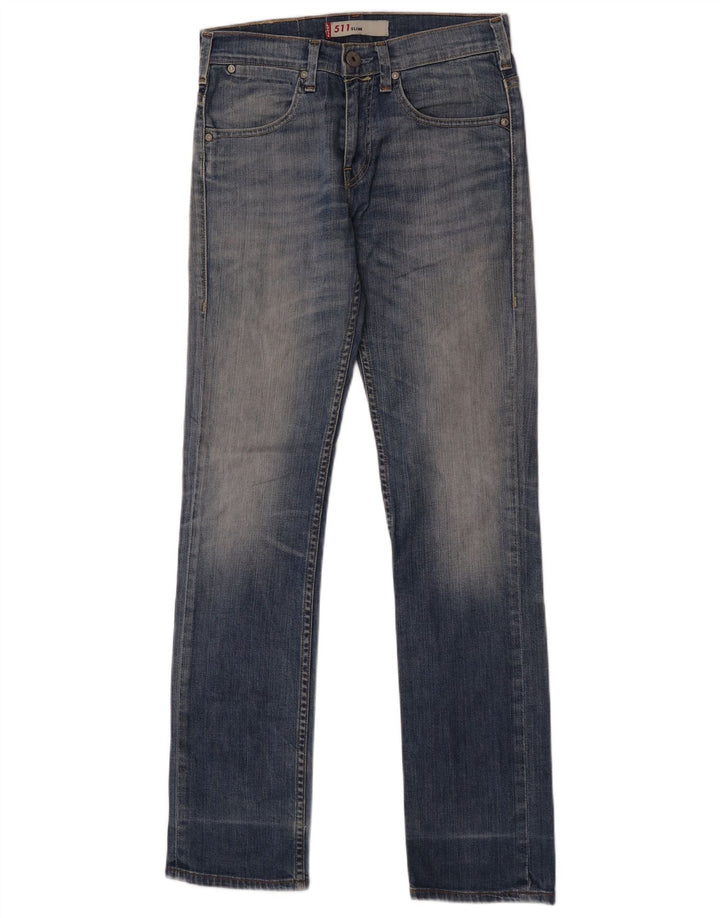 Męskie jeansy Levi's 511 Slim W28 L34 Niebieskie