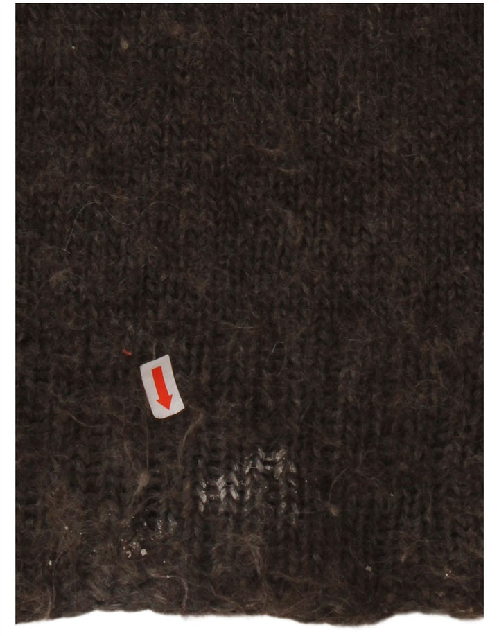 Męski podkoszulek VINTAGE z kamizelką, średni brąz Fair Isle